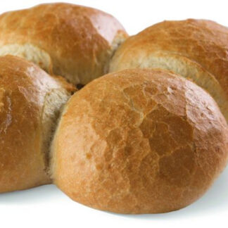 White Batch Crusty Roll, PB, 4.5" (11.5cm)
