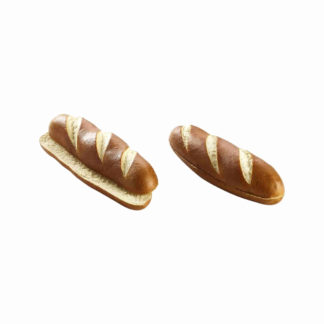 Pretzel Laugen Hot Dog Bun Pre-Sliced, 7.5" (19cm) T&S