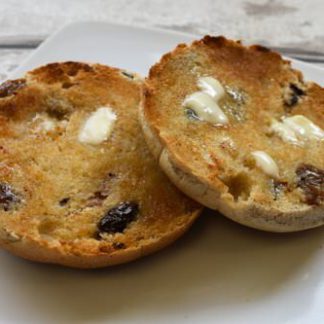 Large Fruit Teacakes (Sliced)