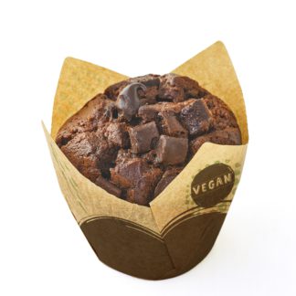 Vegan Double Chocolate Muffin