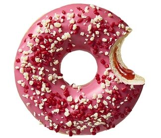 Donut Berry White