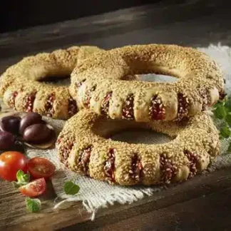 Koulouri with Tomato & Olive