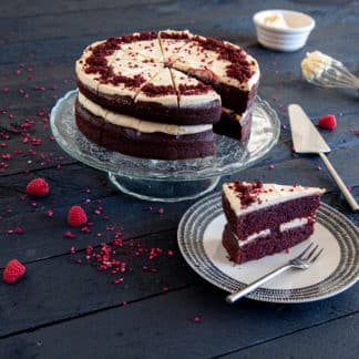 Raspberry Red Velvet Cake