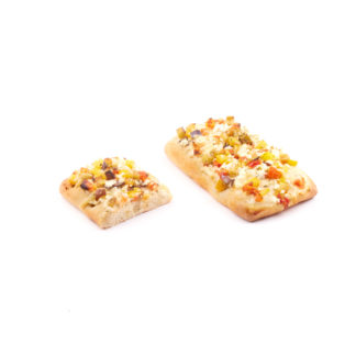 Topped flatbread Veggie