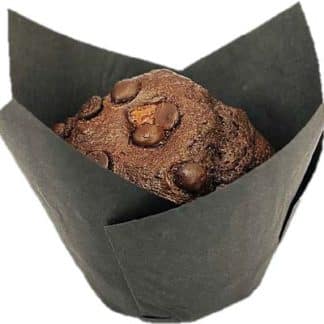 Triple Chocolate Mini Tulip Muffin