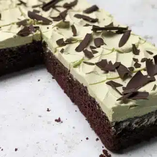 Chocolate, Avocado & Matcha Traybake - Vegan